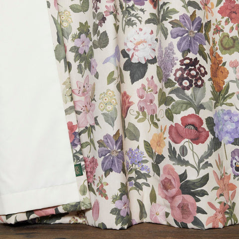 FLORALIA Cotton Linen Curtain - Ecru secondary image