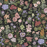 FLORALIA Wallpaper - Noir Sample