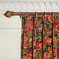 FLORESCENCE Velvet Curtain - Noir
