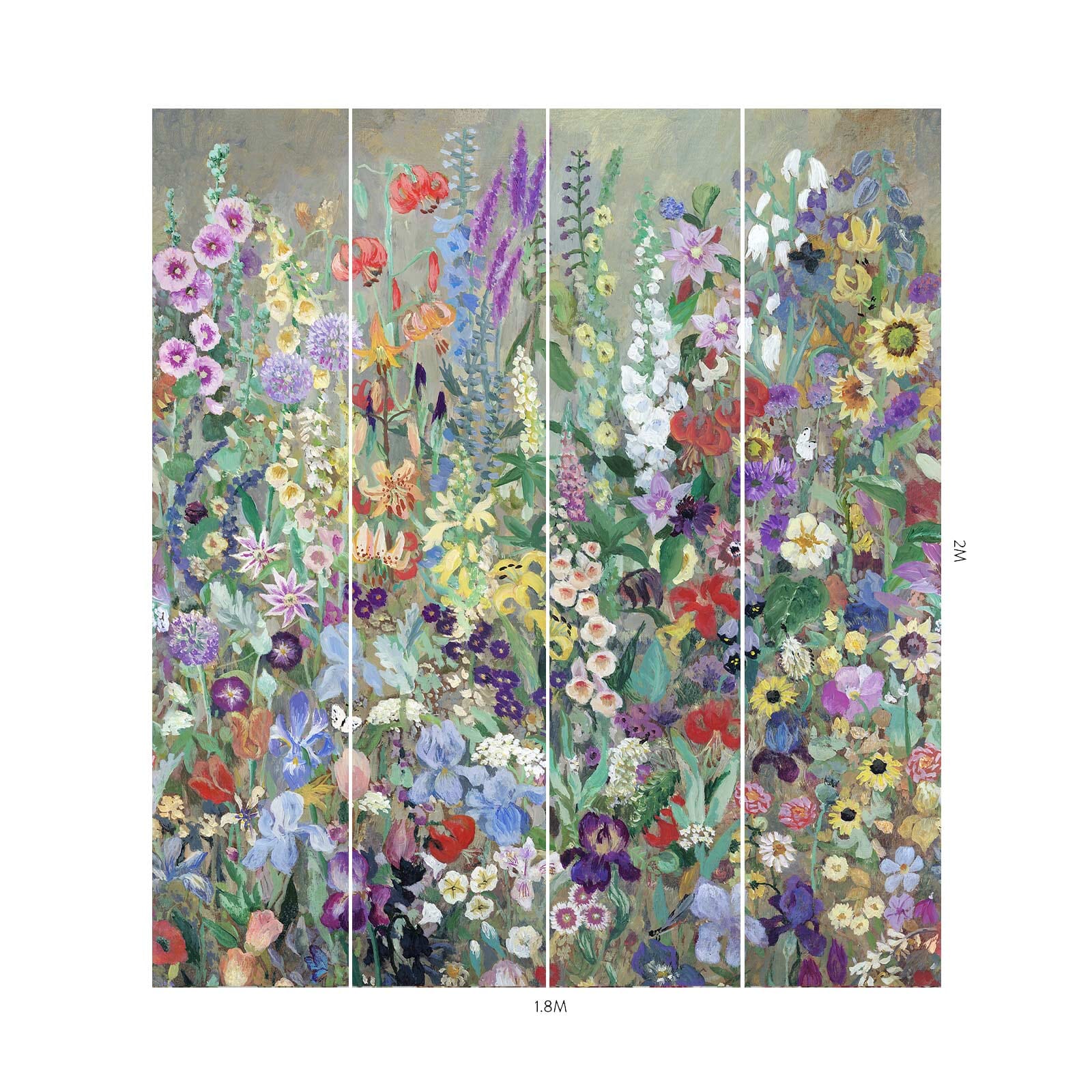 FLORIBUNDA MAGNA Wallpaper Zenith House of Hackney