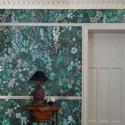 FLORIBUNDA MAGNA Wallpaper - Verde secondary image