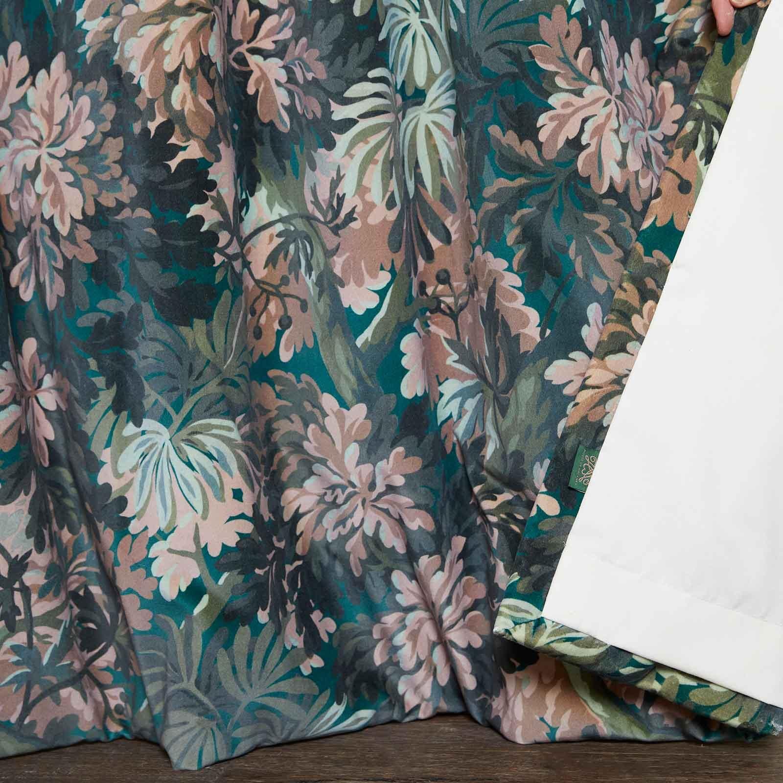 FORIS Velvet Curtain - Cerulean
