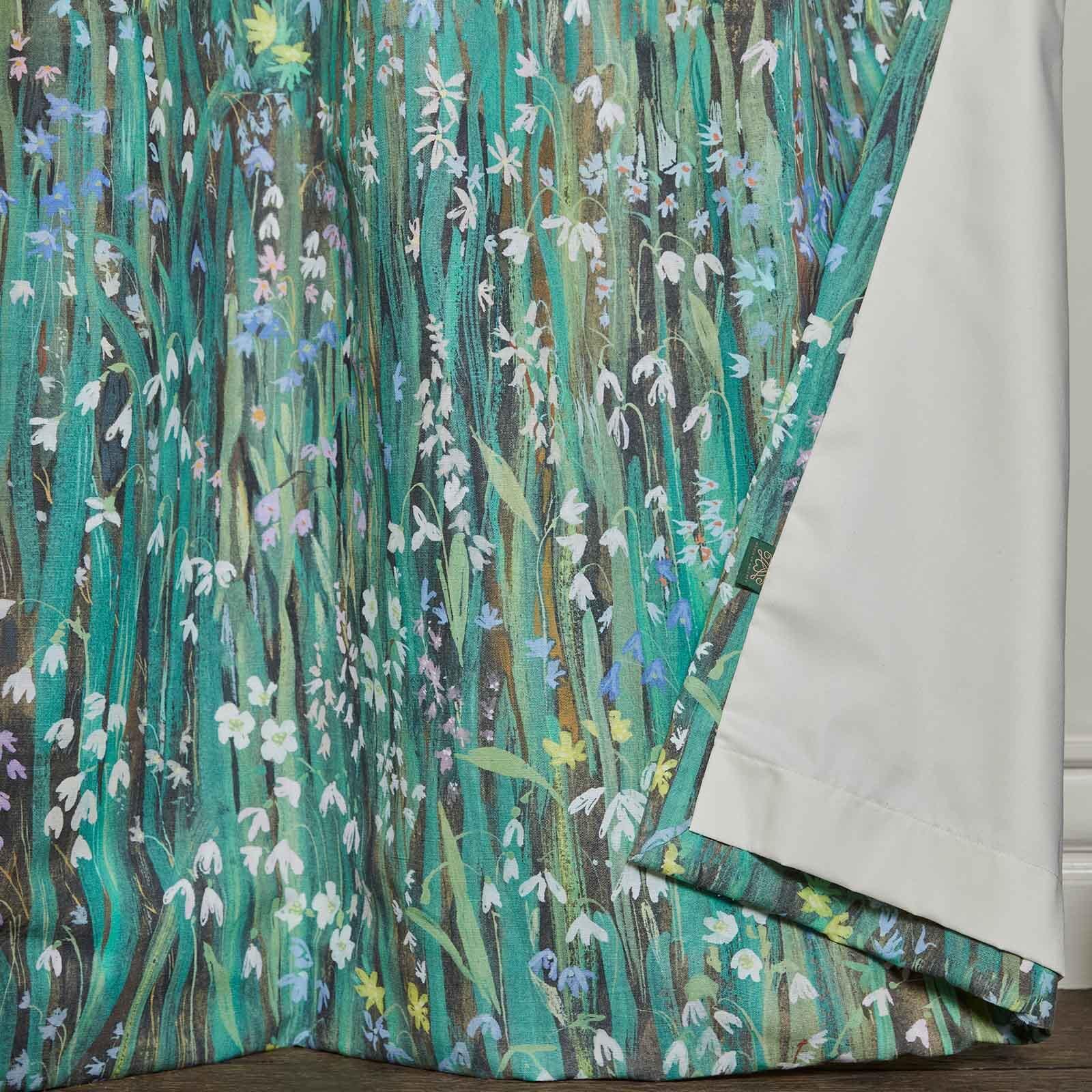 GALANTHI Cotton Linen Curtain - Viridis