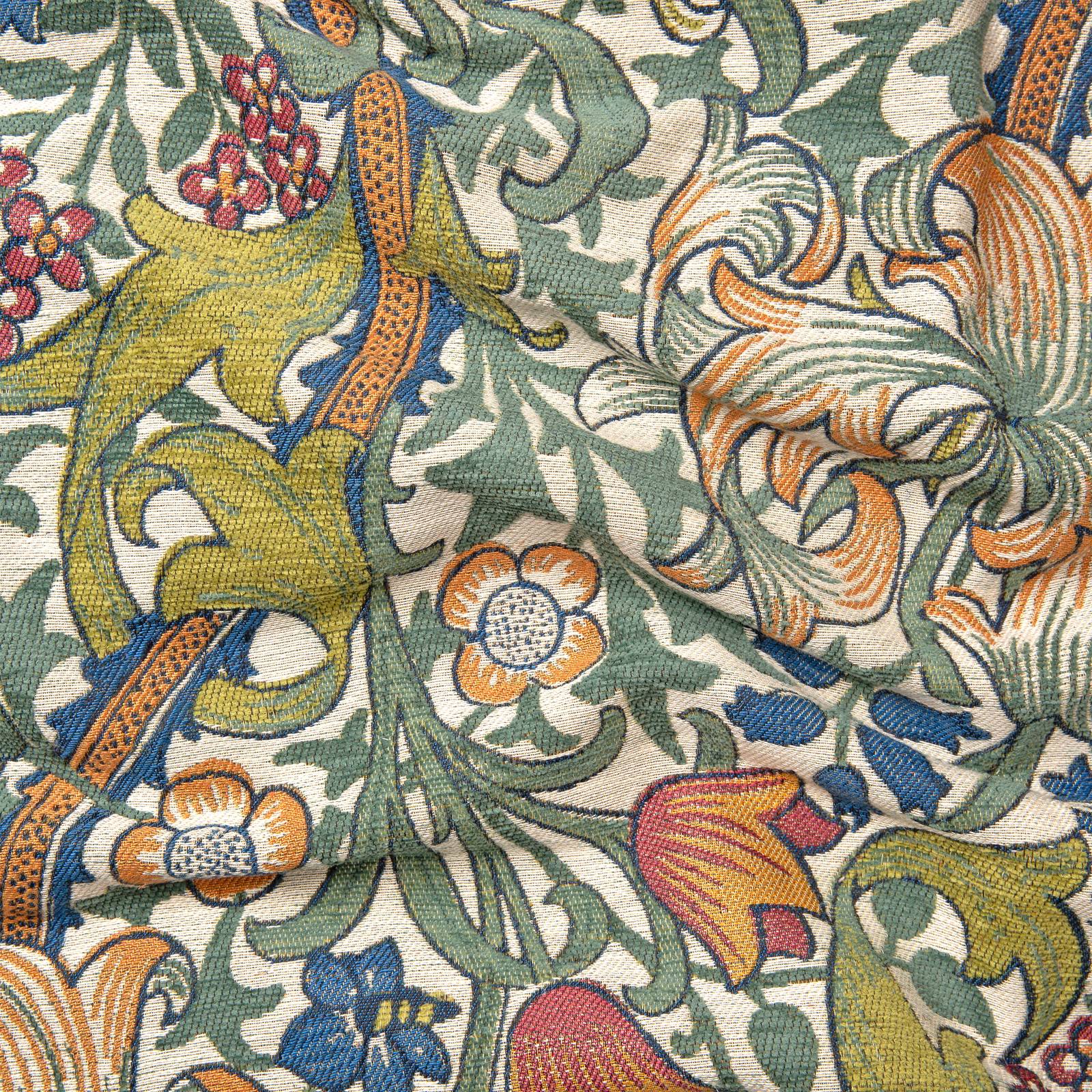 GOLDEN LILY Jacquard Curtain - Parchment