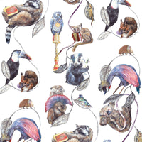 HACKNEY EMPIRE Wallpaper - White Sample