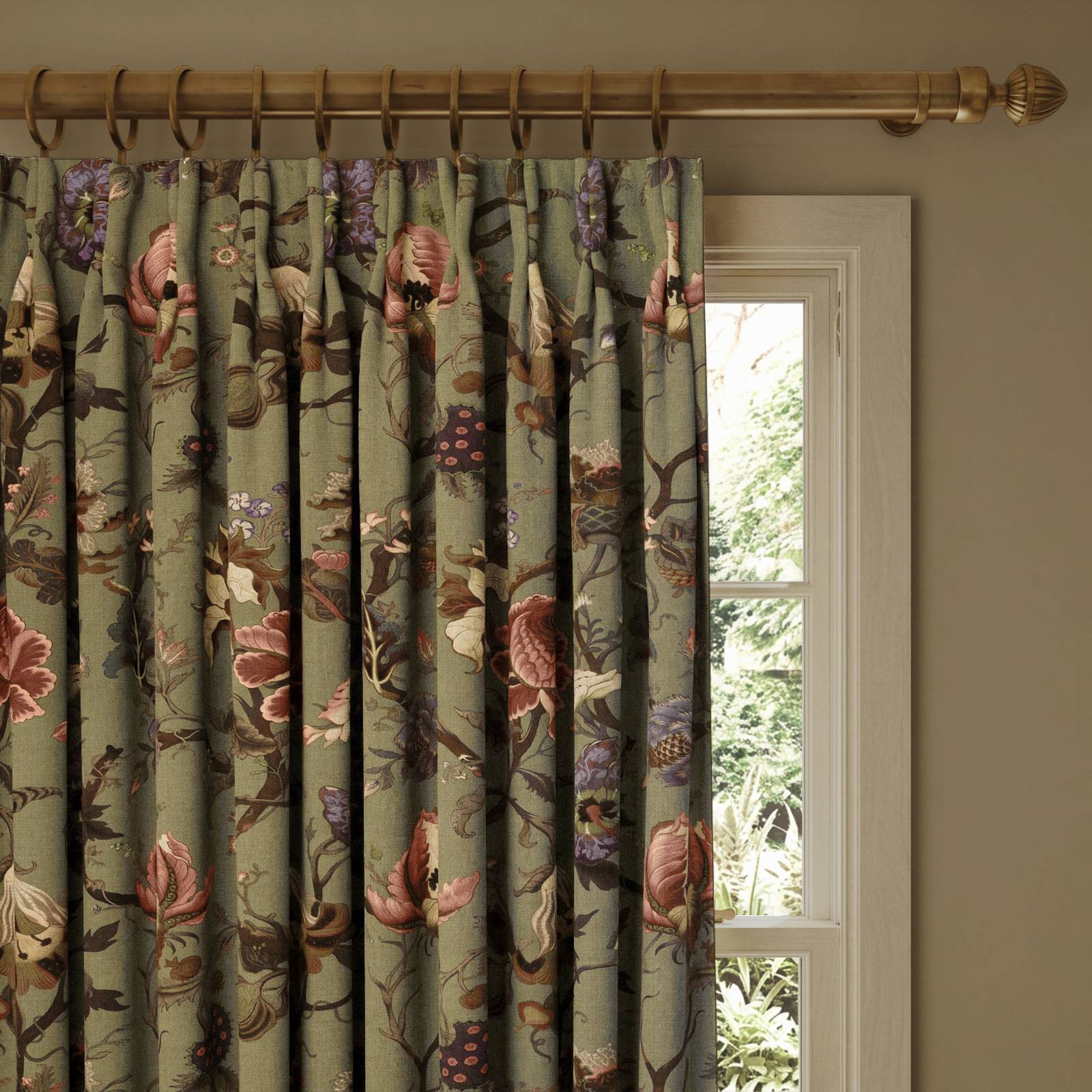 ARTEMIS Cotton Linen Curtain - Jadeite