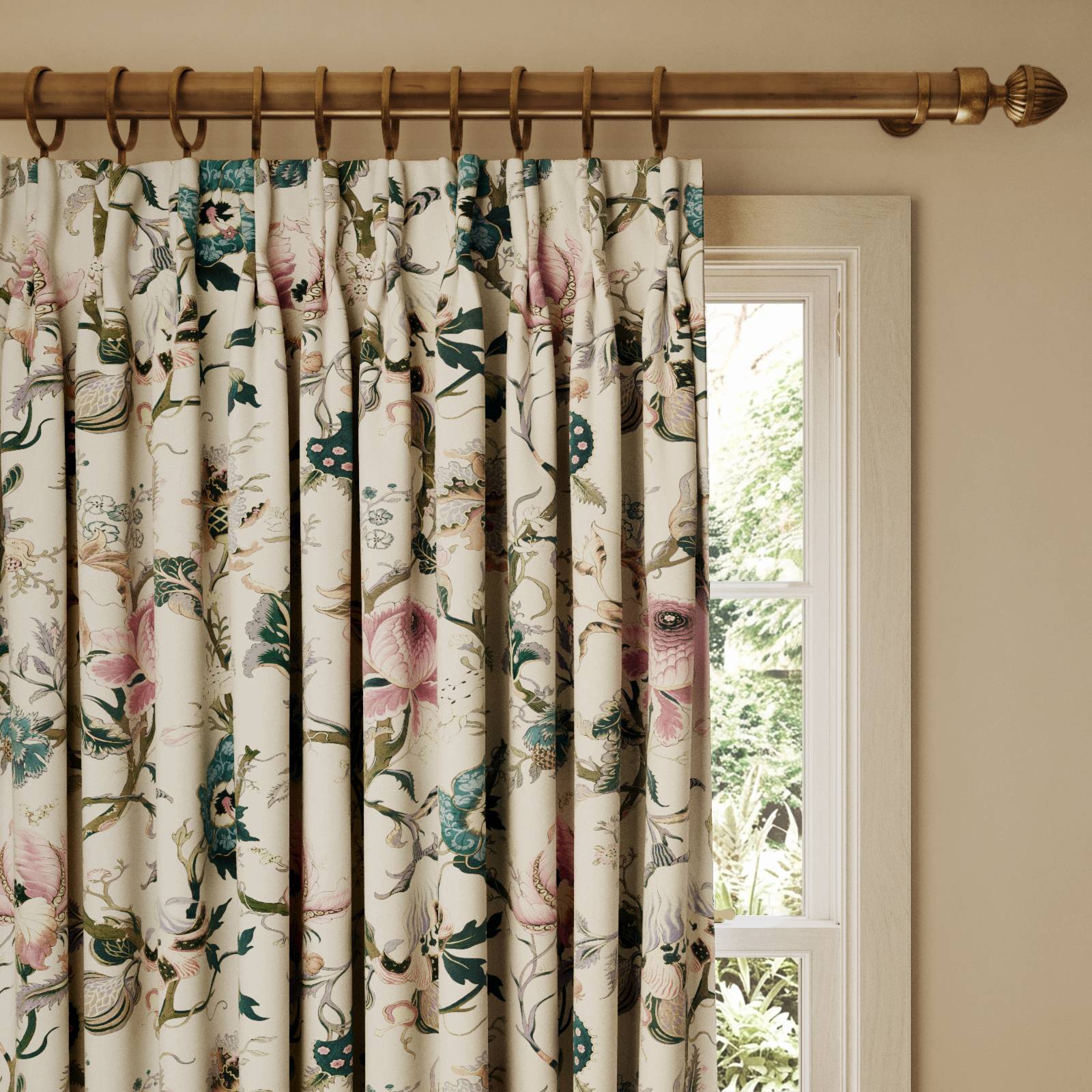 ARTEMIS Cotton Linen Curtain - Off White