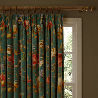 ARTEMIS Velvet Curtain - Petrol