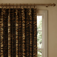 CASPIAN Velvet Curtain - Cocoa