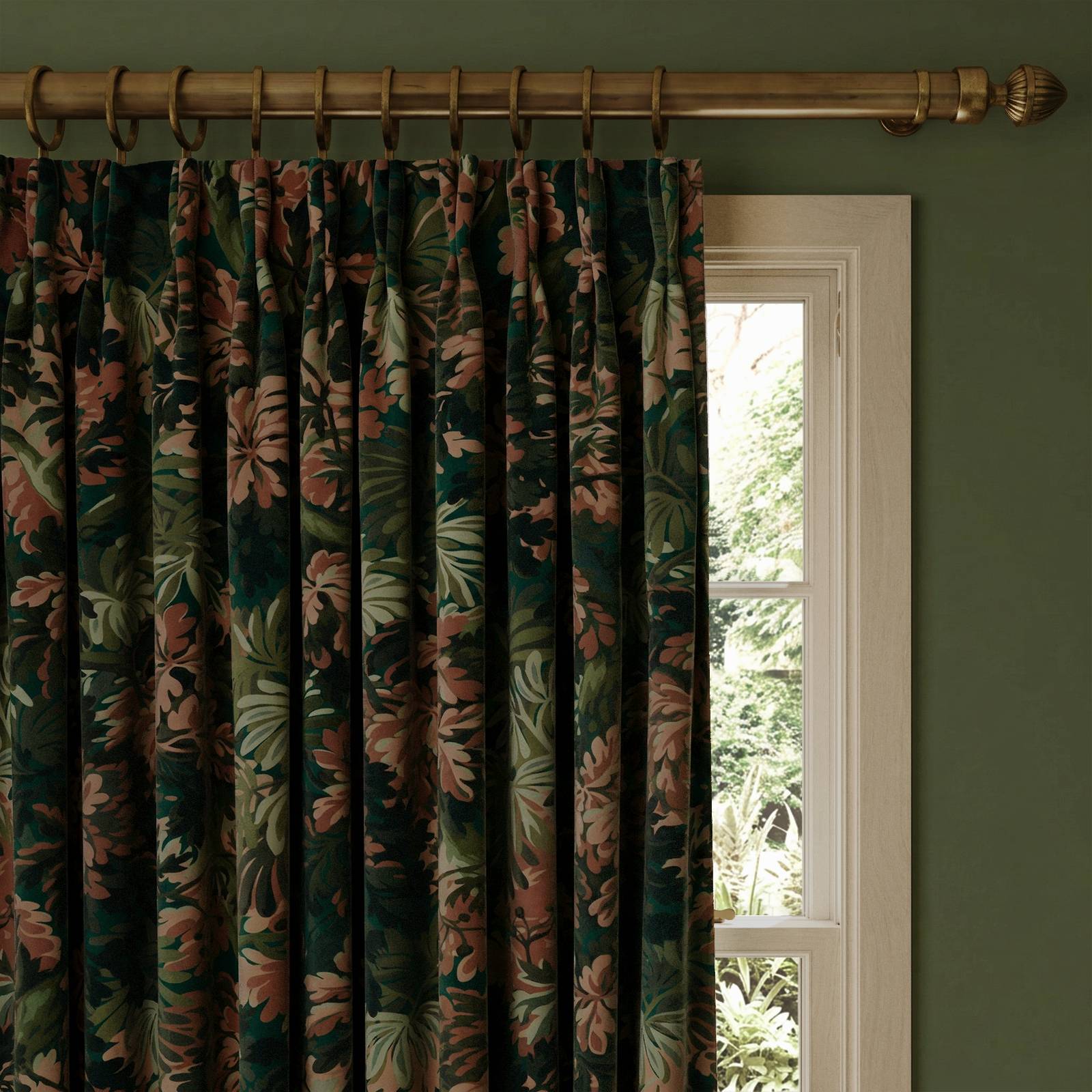 FORIS Velvet Curtain - Cerulean