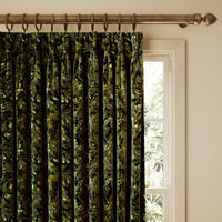 LICHEN Velvet Curtain - Midnight