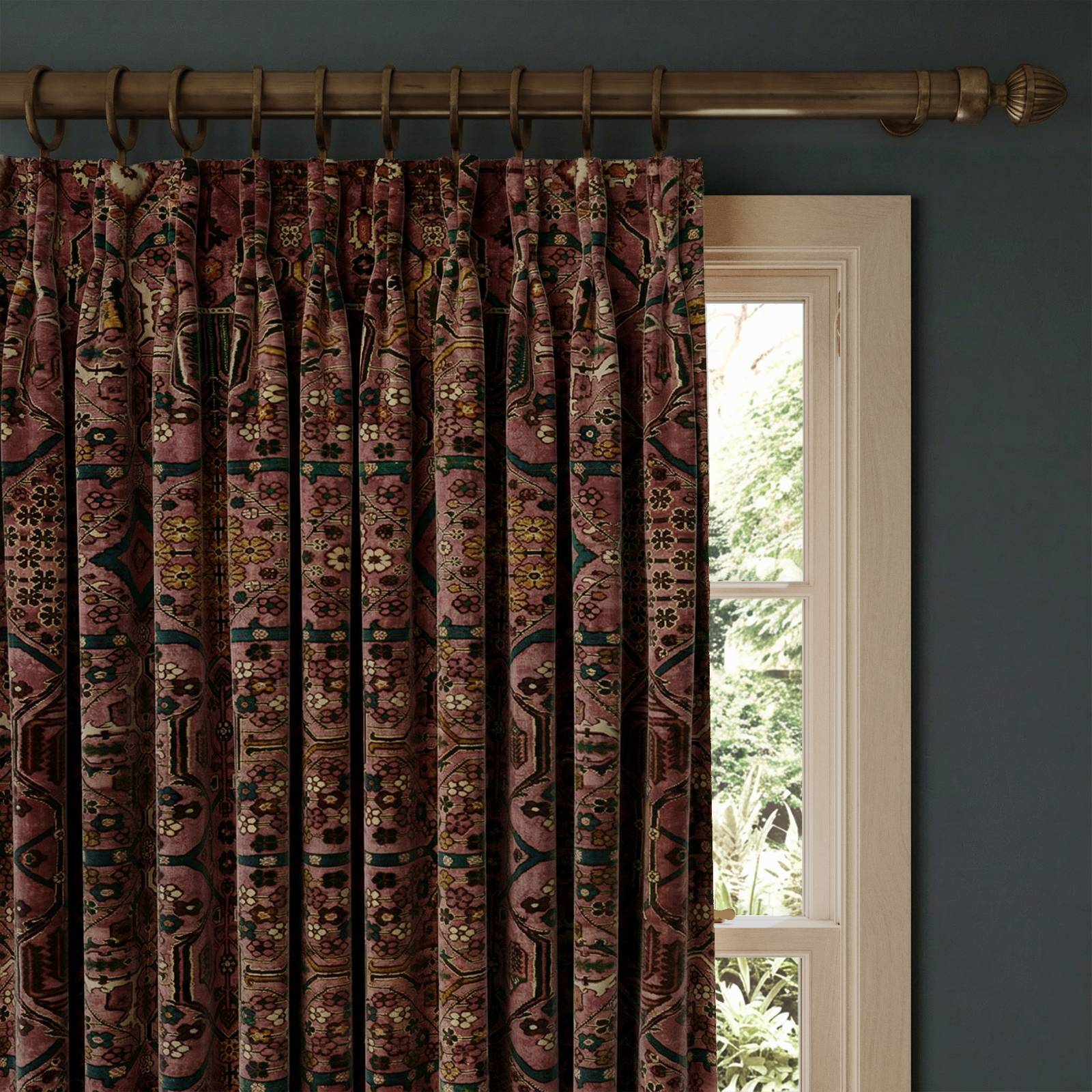 MEY MEH Velvet Curtain - Blush