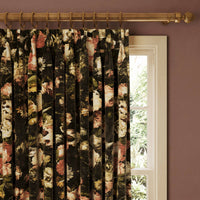 MIDNIGHT GARDEN Velvet Curtain - Multi