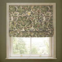 MOON GARDEN Cotton Linen Blind - Verde