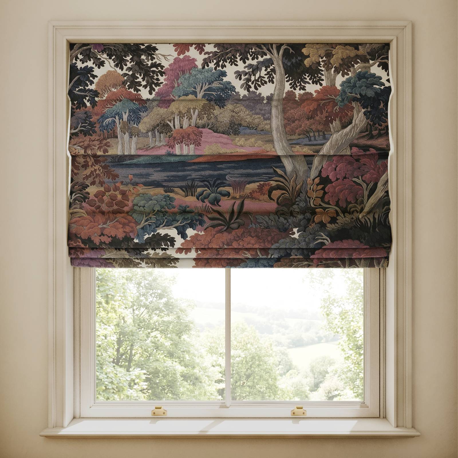 PLANTASIA Cotton Linen Blind - Prism