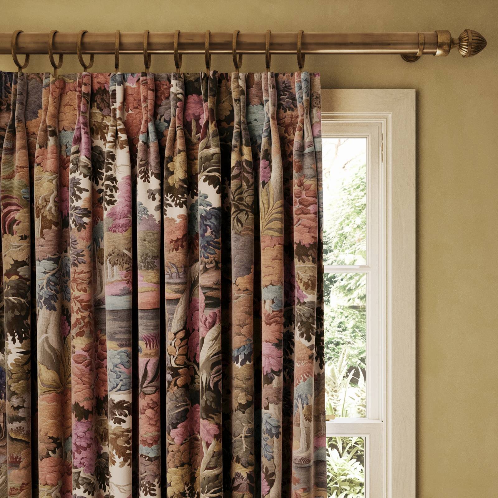 PLANTASIA Cotton Linen Curtain - Prism
