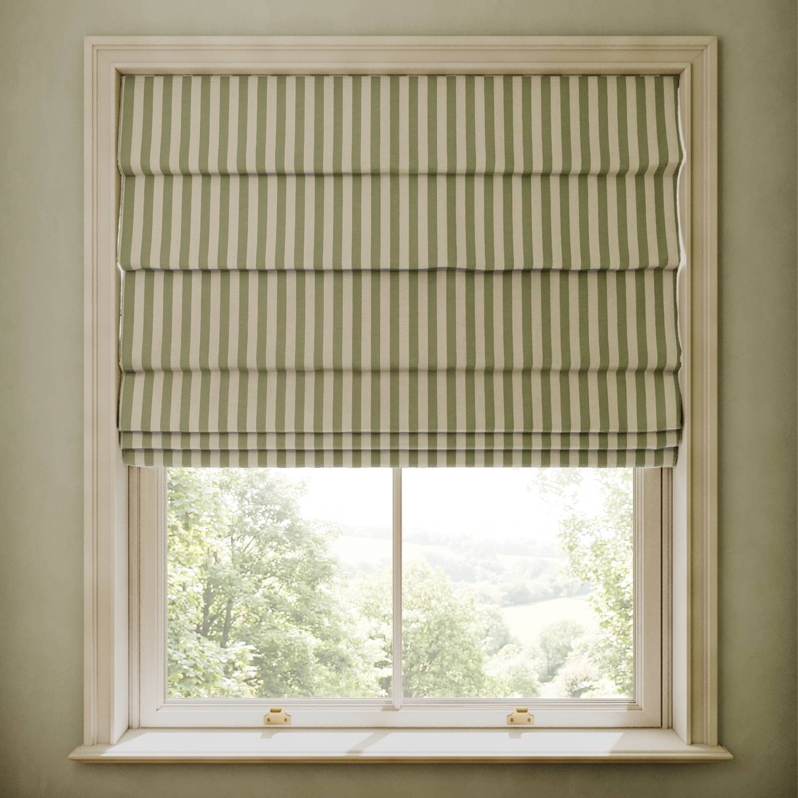 TREMATON STRIPE Blind - Verdigris
