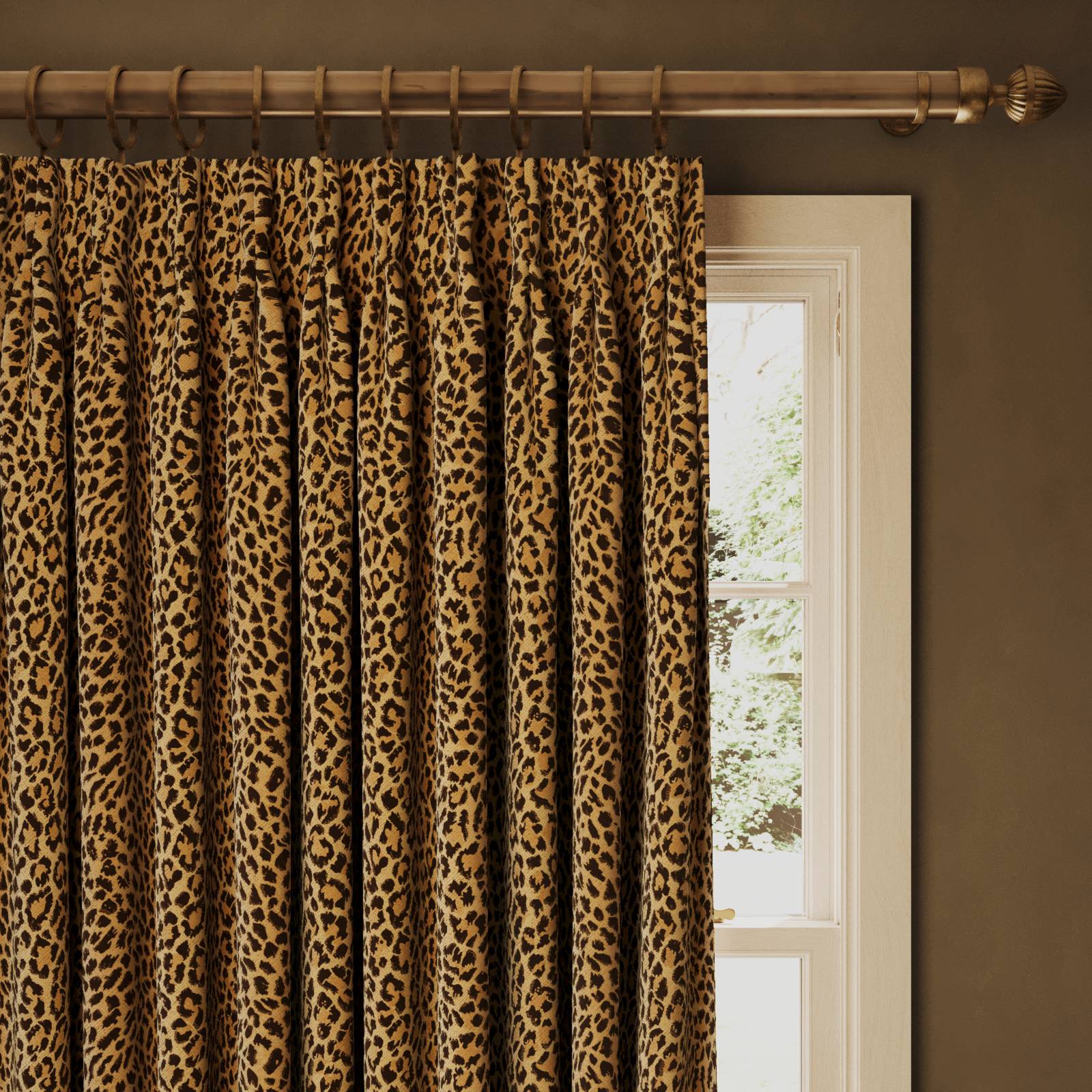 WILD CARD Jacquard Curtain - Butterscotch