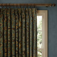 ZANJAN Velvet Curtain - Sapphire