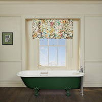 HOLLYHOCKS Cotton Linen Blind - Summer