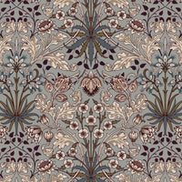 HYACINTH Wallpaper - Dove Grey Sample