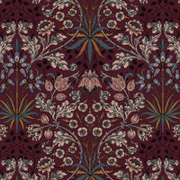 HYACINTH Wallpaper - Mulberry Sample