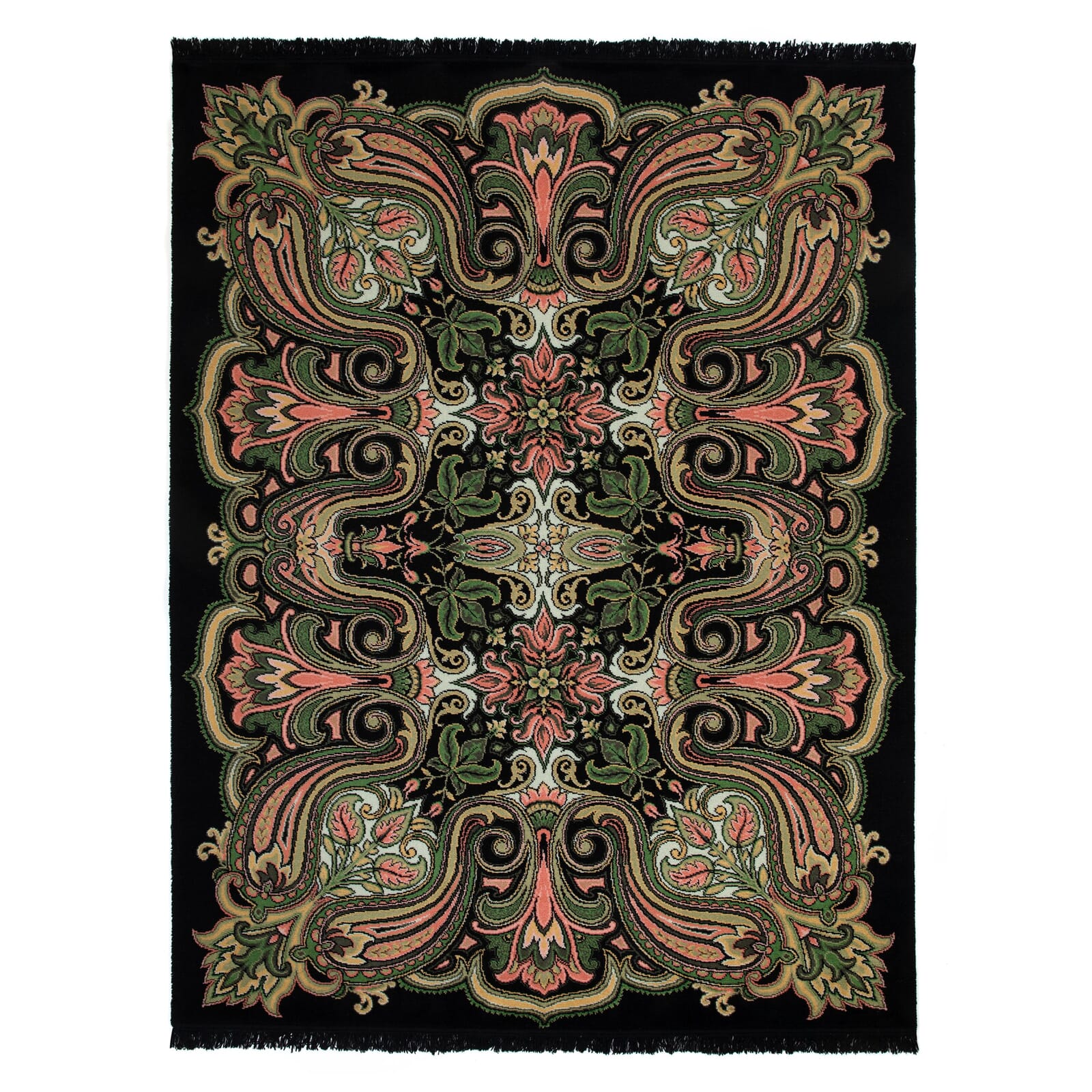 LABYRINTH Rug - Noir | House of Hackney