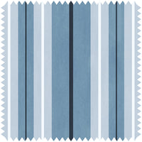 LAURISTON STRIPE Cotton Satin - Sky Sample