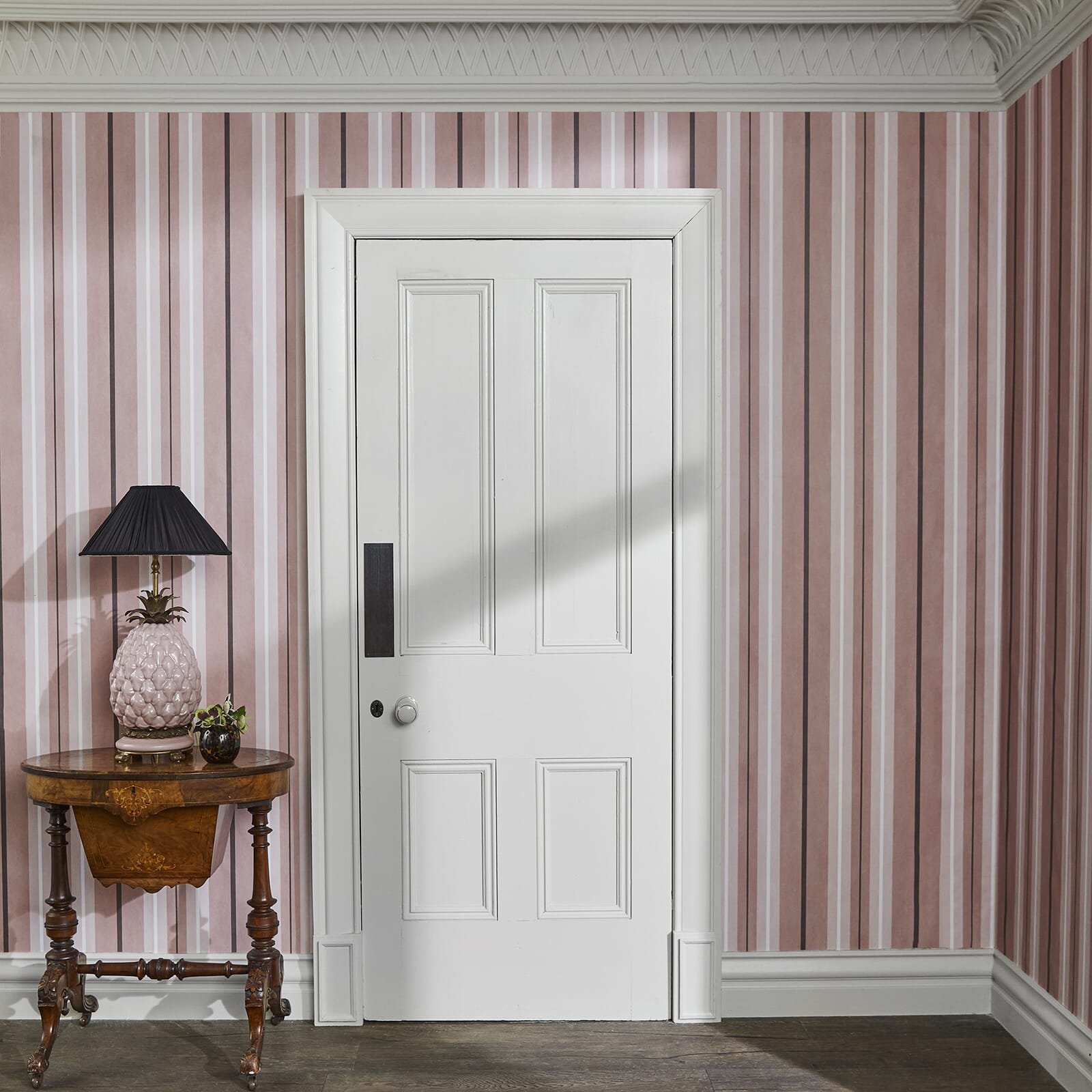 LAURISTON STRIPE Wallpaper - Sakura