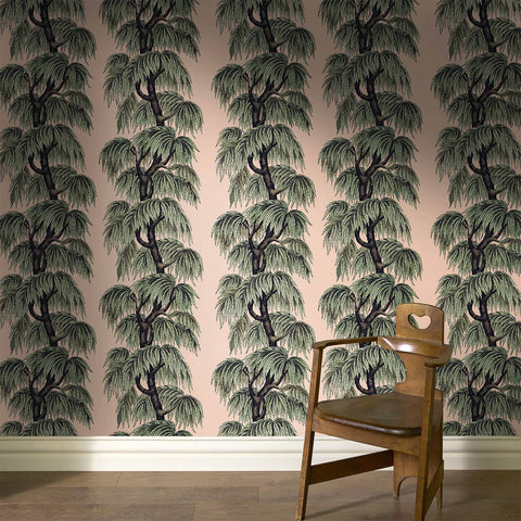 BABYLON Wallpaper Blush / Willow secondary image