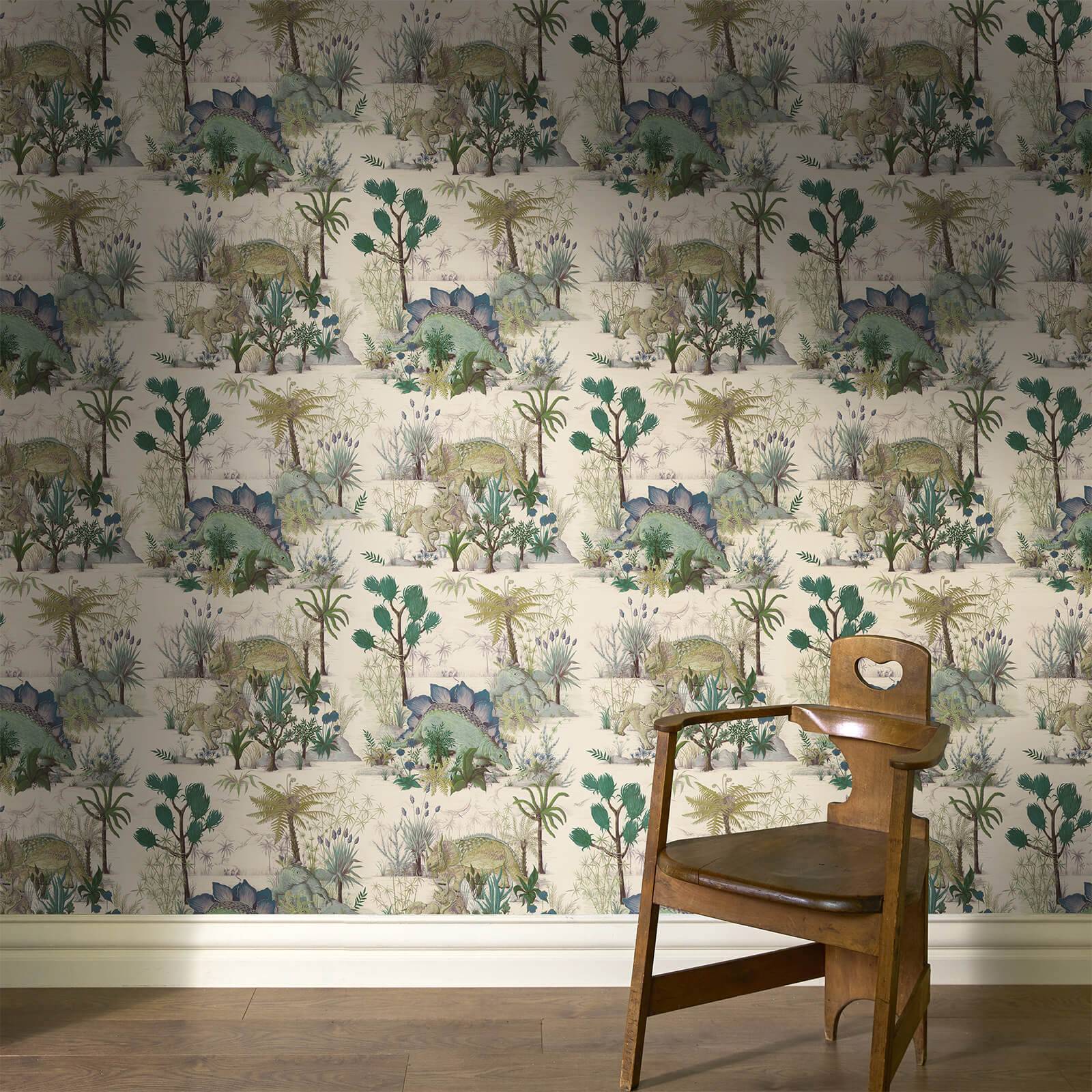 DINOSAURIA Wallpaper - Ecru