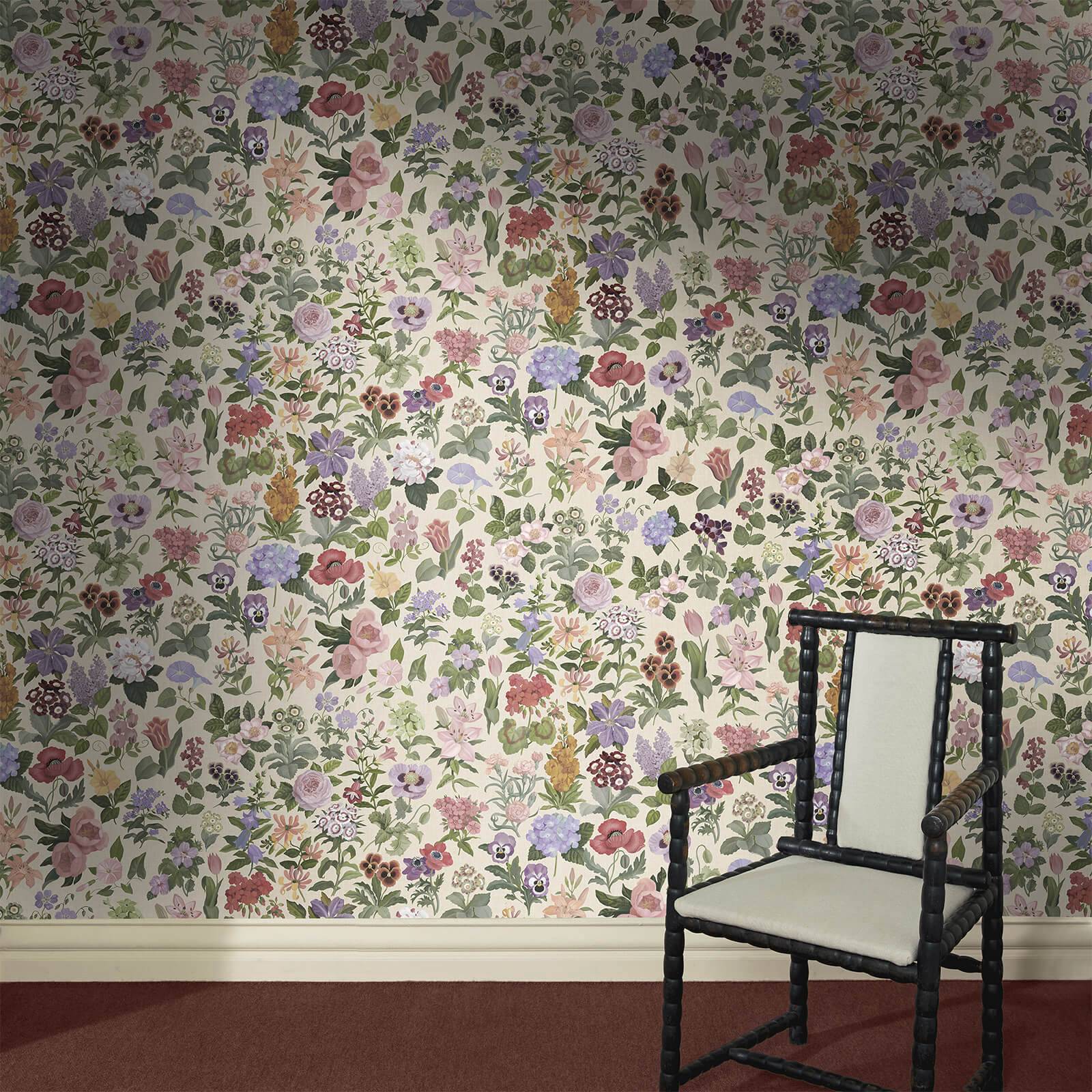 FLORALIA Wallpaper - Ecru