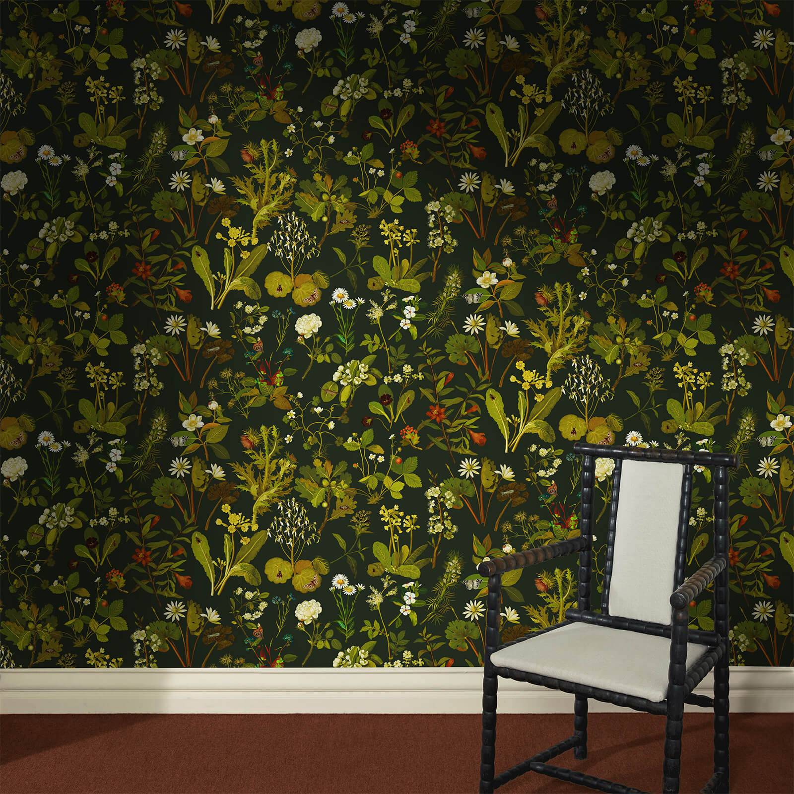HERBARIUM Wallpaper - Forest Green-Spruce