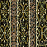 MAMOUNIA Wallpaper - Moss Green & Black