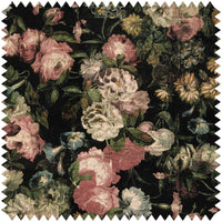 MIDNIGHT GARDEN Velvet - Multi Sample