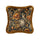 OPIA Medium Fringed Velvet Cushion - Midnight