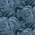PALMERAL Wallpaper - Midnight and Azure