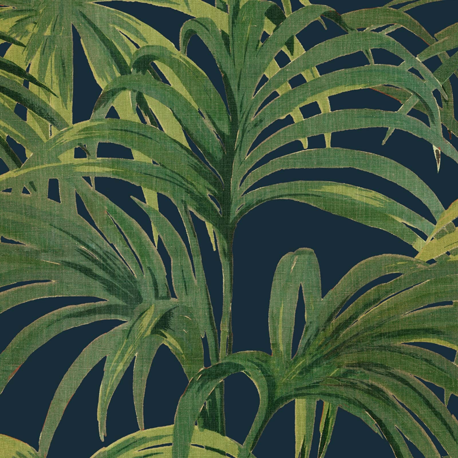 PALMERAL Wallpaper - Midnight Green MAGNA - Sample