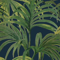 PALMERAL Wallpaper - Midnight Green MAGNA - Sample