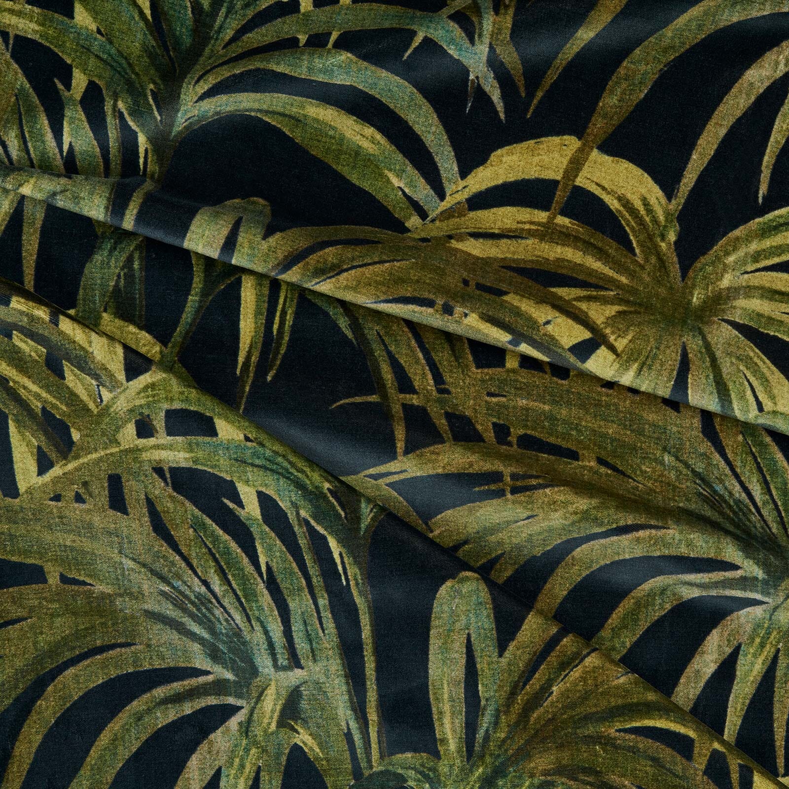 PALMERAL Velvet - Midnight & Green