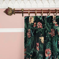 PARADISA Velvet Curtain - Spruce Green