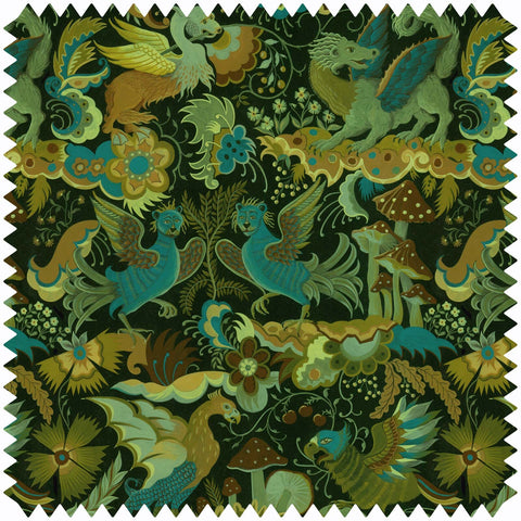 PHANTASIA Velvet - Emerald Green Sample