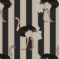 PRIDE Wallpaper - Clay & Off Black Sample