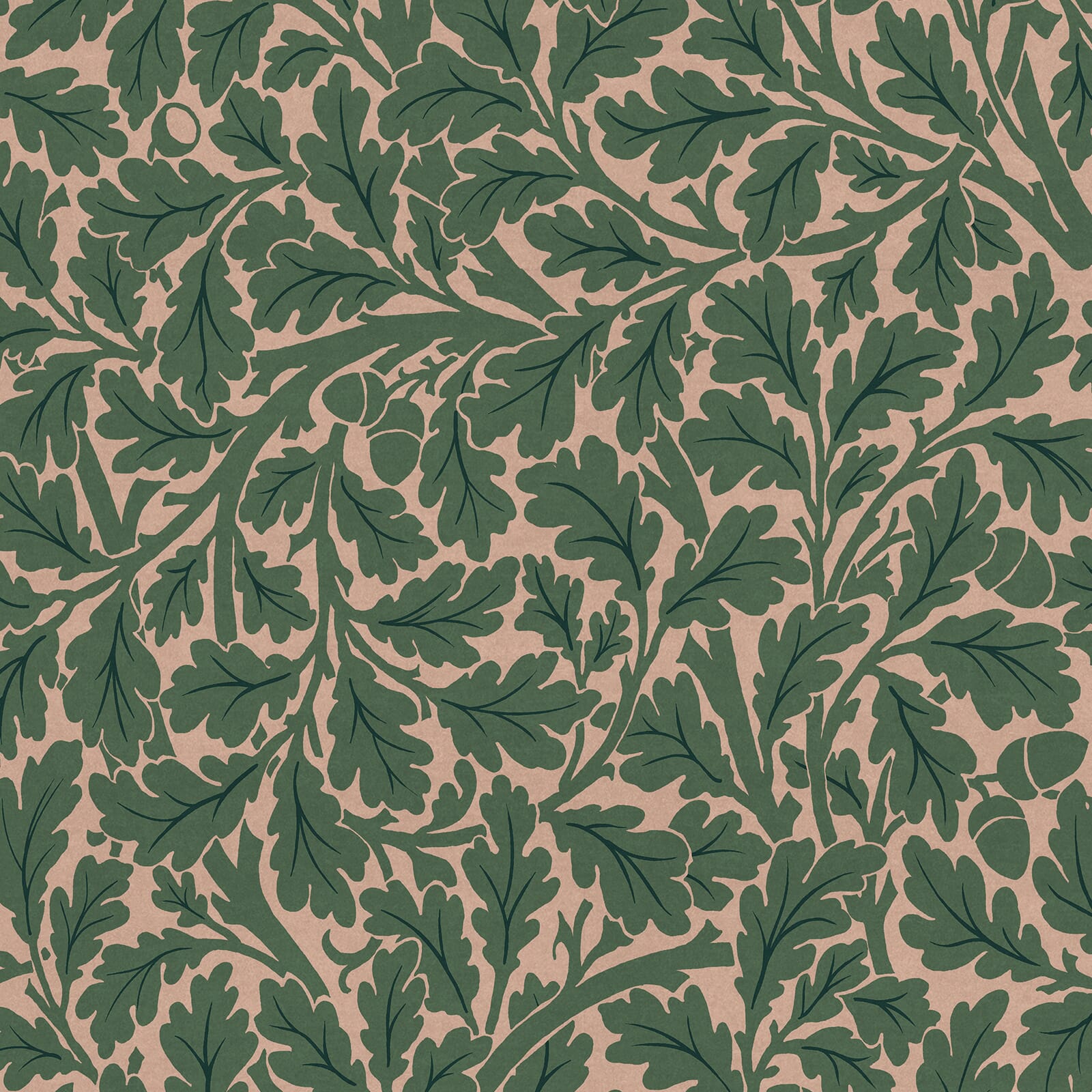 QUERCUS Wallpaper - Tourmaline Sample