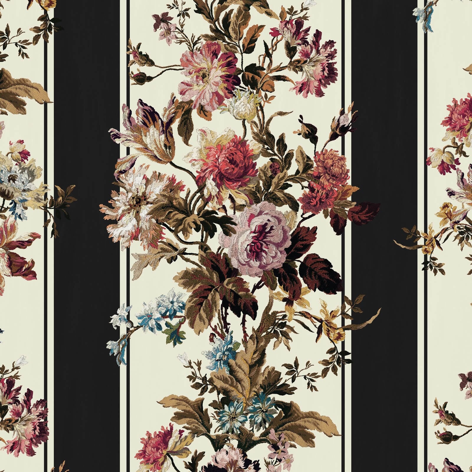 ROSETTA GARLAND Wallpaper - Noir Sample