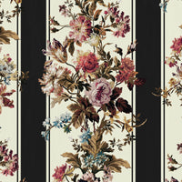 ROSETTA GARLAND Wallpaper - Noir Sample