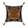 SABER Medium Tassel Velvet Cushion - Noir