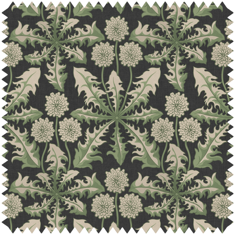 TARAXA Cotton Linen - Noir Sample