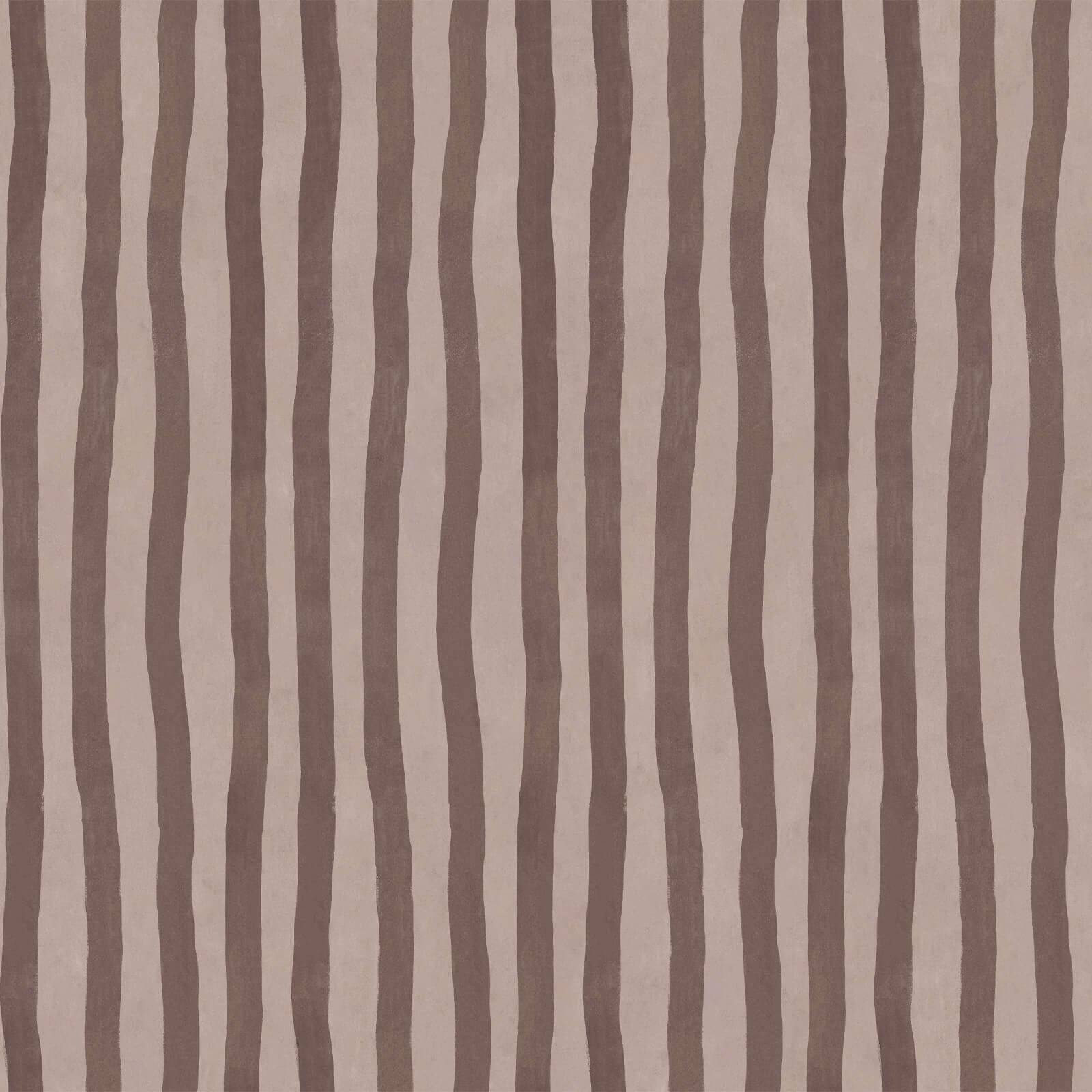 ARTIST'S STRIPE Wallpaper - Carnelian Sample