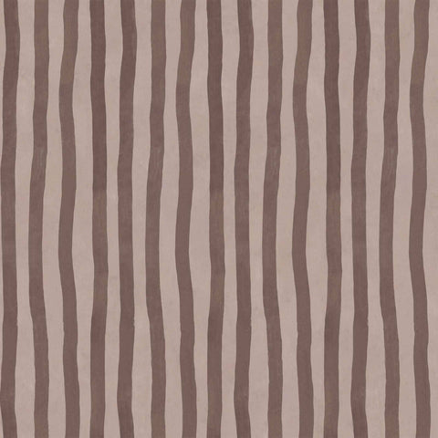ARTIST'S STRIPE Wallpaper - Carnelian Sample